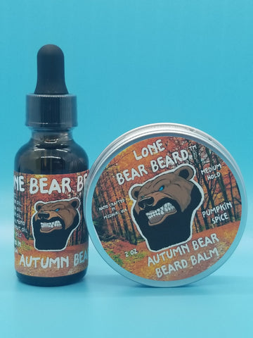 Autumn Bear Oil and Balm Combo Set