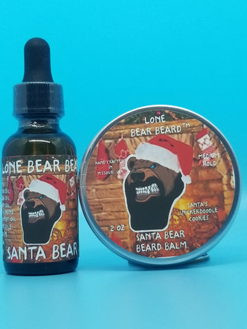Santa Bear Oil and Balm Combo Set