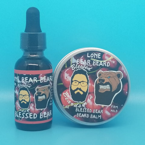 Blessed Bear Oil and Firm Hold Balm Combo Set