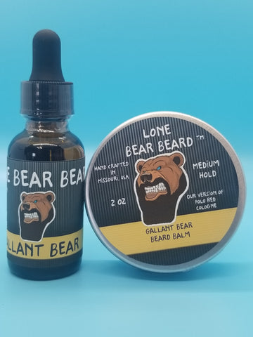 Gallant Bear Oil and Balm Combo Set